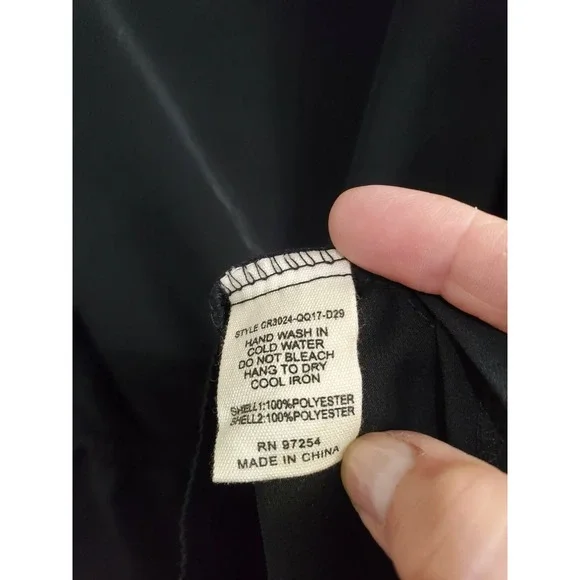 One Clothing Women's Medium Silky Black‎ Romper Jumper Jumpsuit with Shorts EUC - Picture 5 of 5